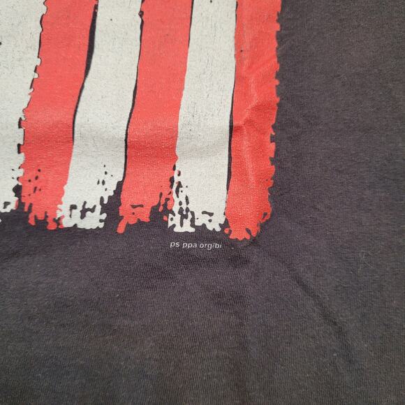 Vintage D.A.R.E. American Flag T-Shirt Mens Small Anti-Drug Program - Picture 3 of 7